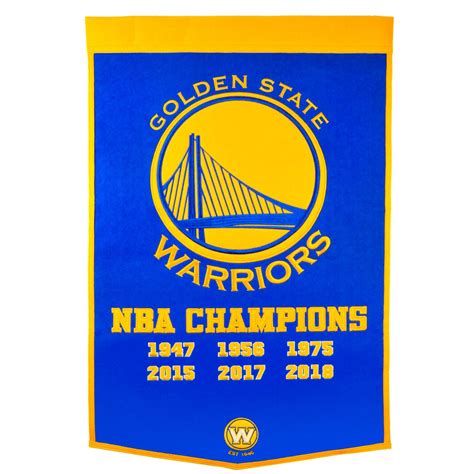 golden state warriors championship banners